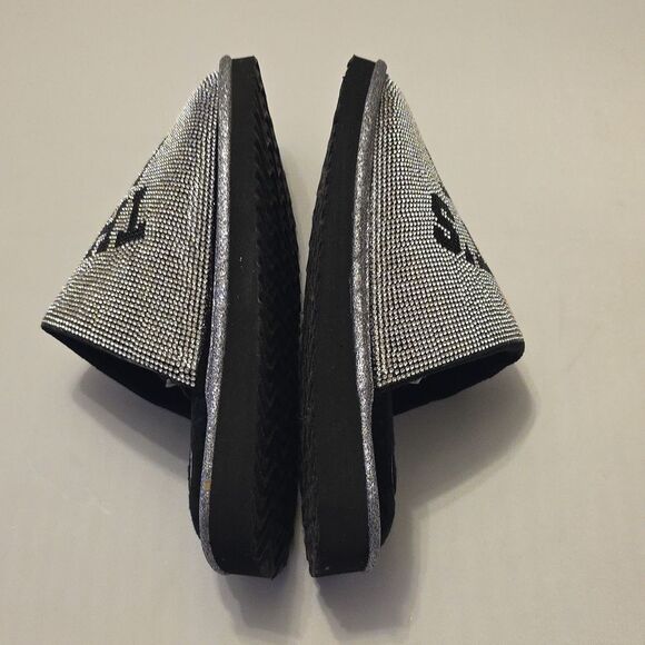 BRAND NEW PARIS HILTON SLIVING  GLITTER RHINESTONE SLIPPERS  THAT's HOT … - Picture 11 of 16